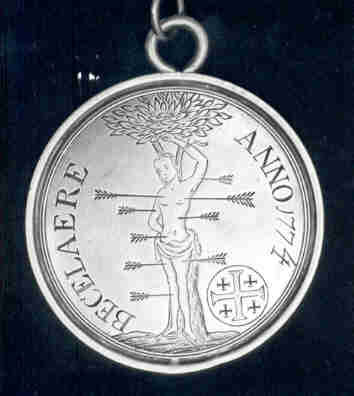 medaille 1774 voorkant